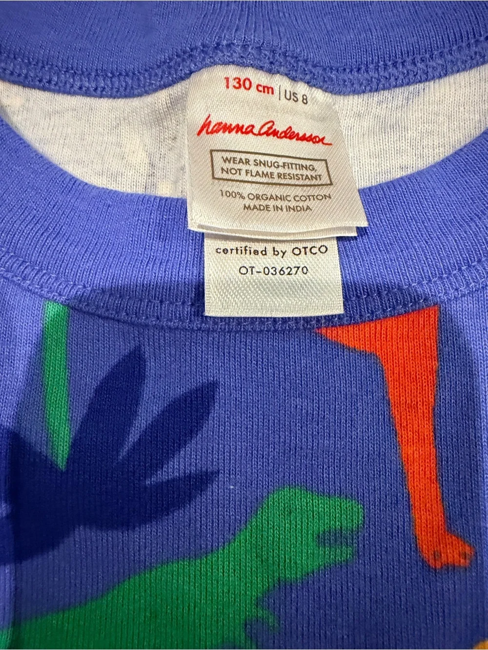 Hanna Andersson Dinosaur Pajama Set